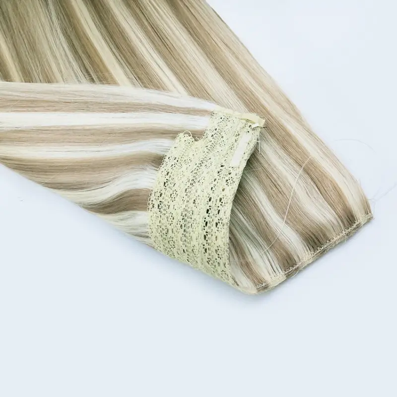 Mänskligt hår Halo Extensions