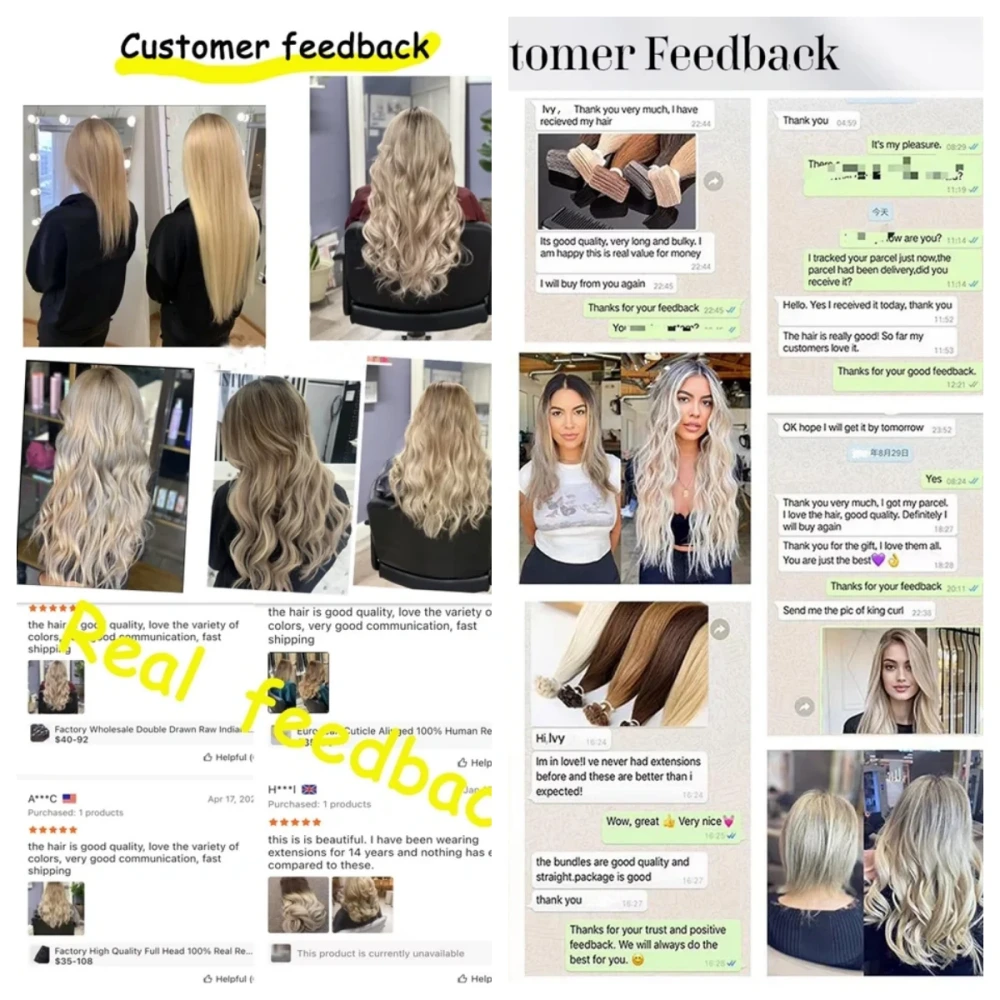 Clip in Hair Extensions Human Hair